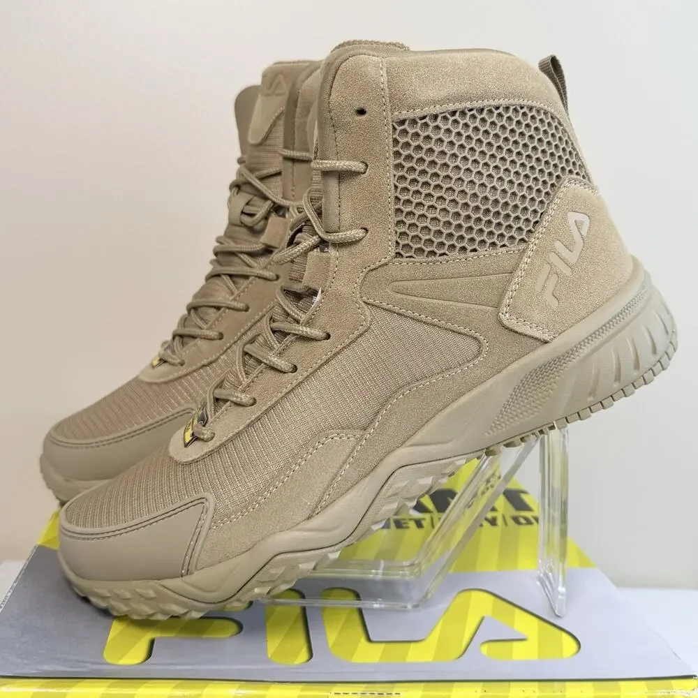 Fila Chastizer SR Mens 9 Slip Resistant Soft Toe Work Tactical Boots